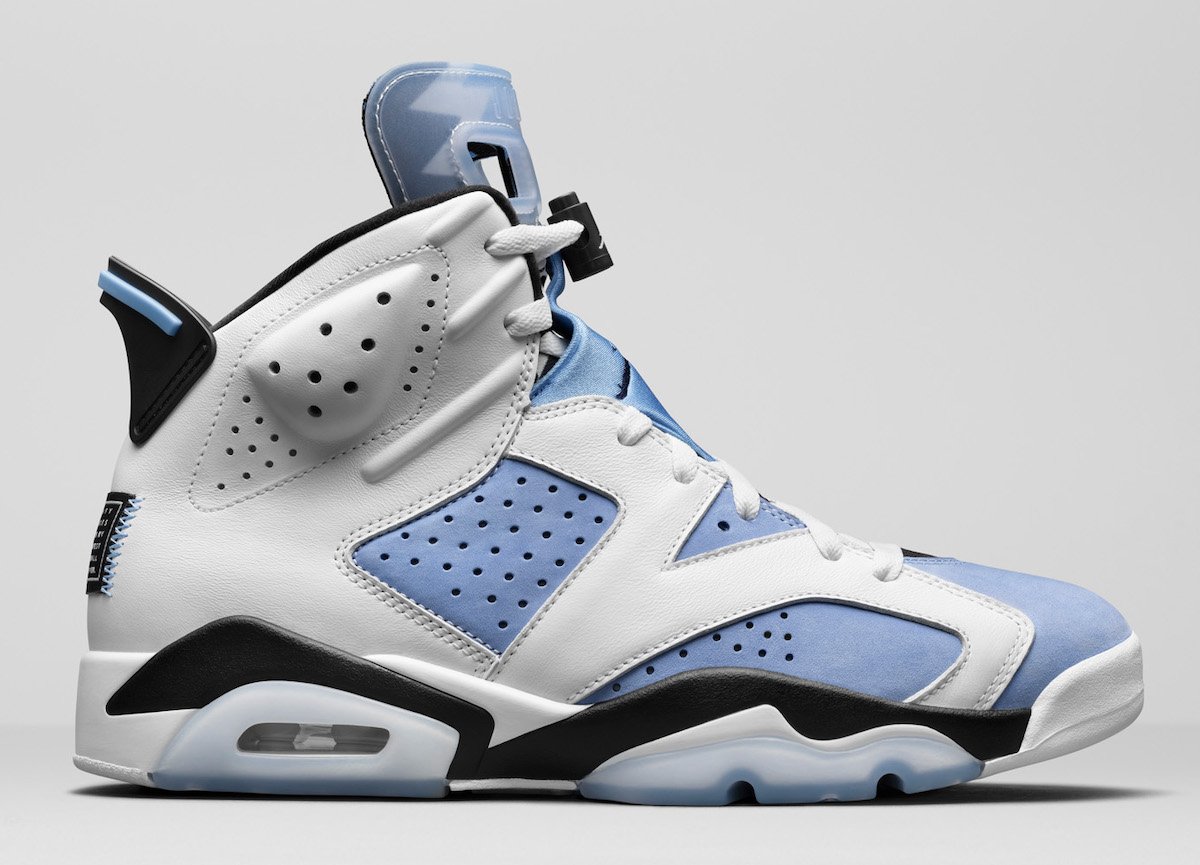 Air Jordan 6 UNC University Blue CT8529-410 Release Date