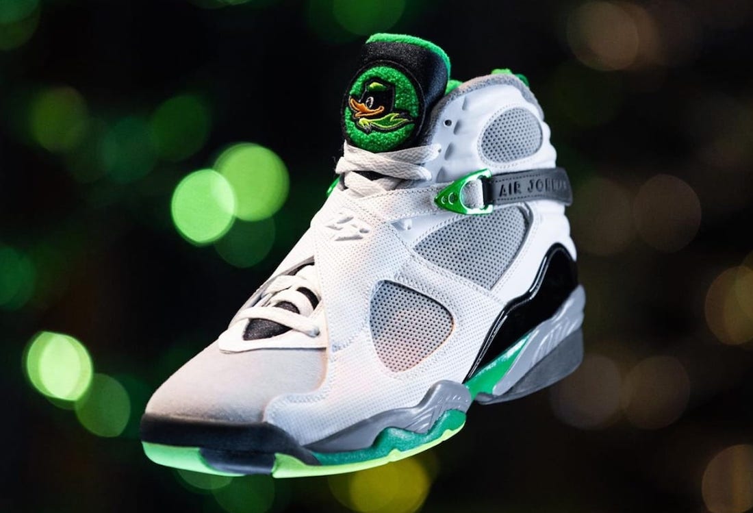 Air Jordan 8 Oregon Ducks PE