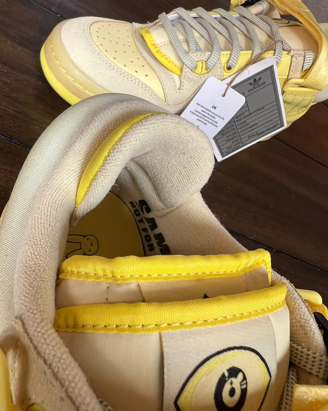 Bad Bunny adidas Forum Buckle Low Yellow Sample