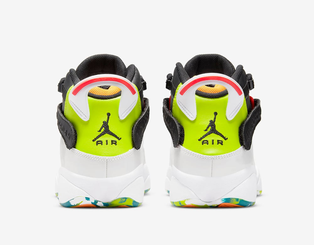 Jordan 6 Rings GS White Neon Green 323399-038 Release Date Info