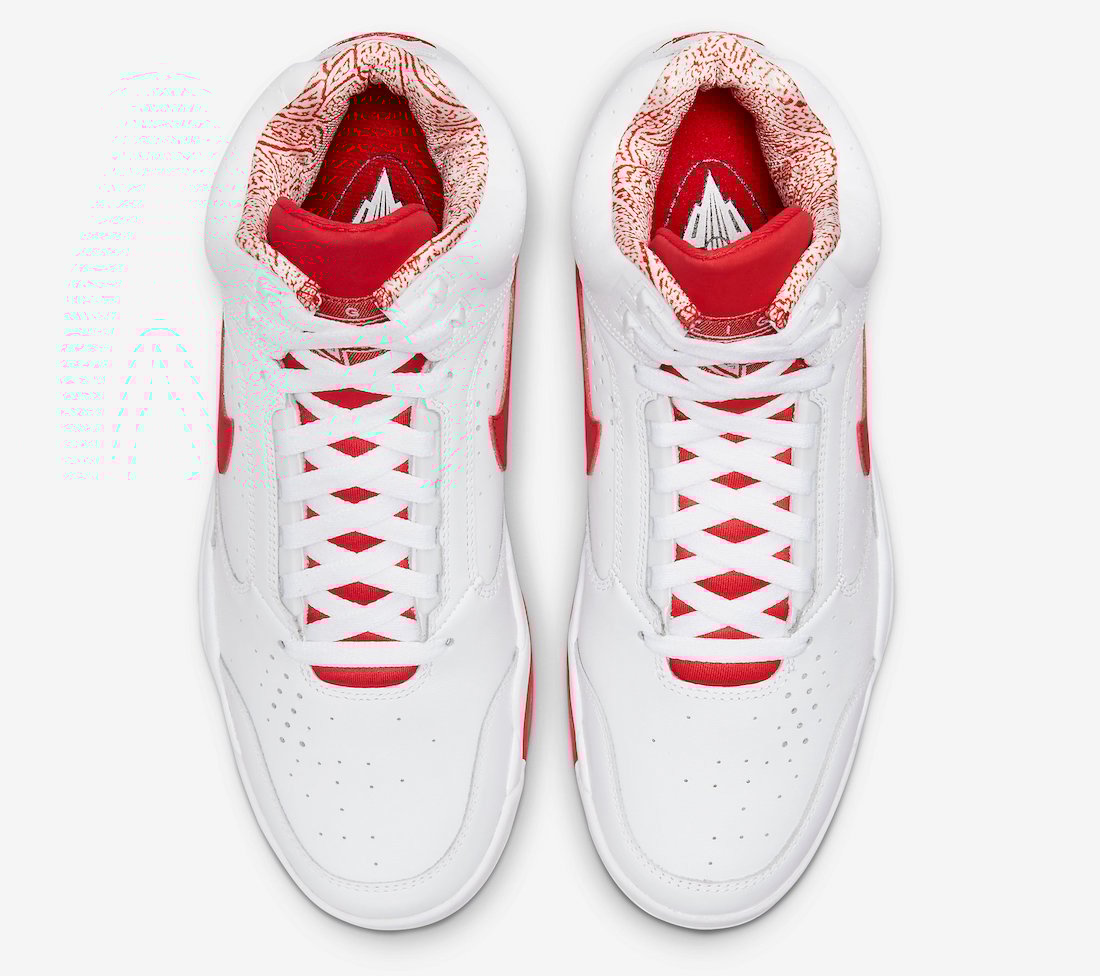 Nike Air Flight Lite Mid Scottie Pippen White University Red DJ2518-101 Release Date Info