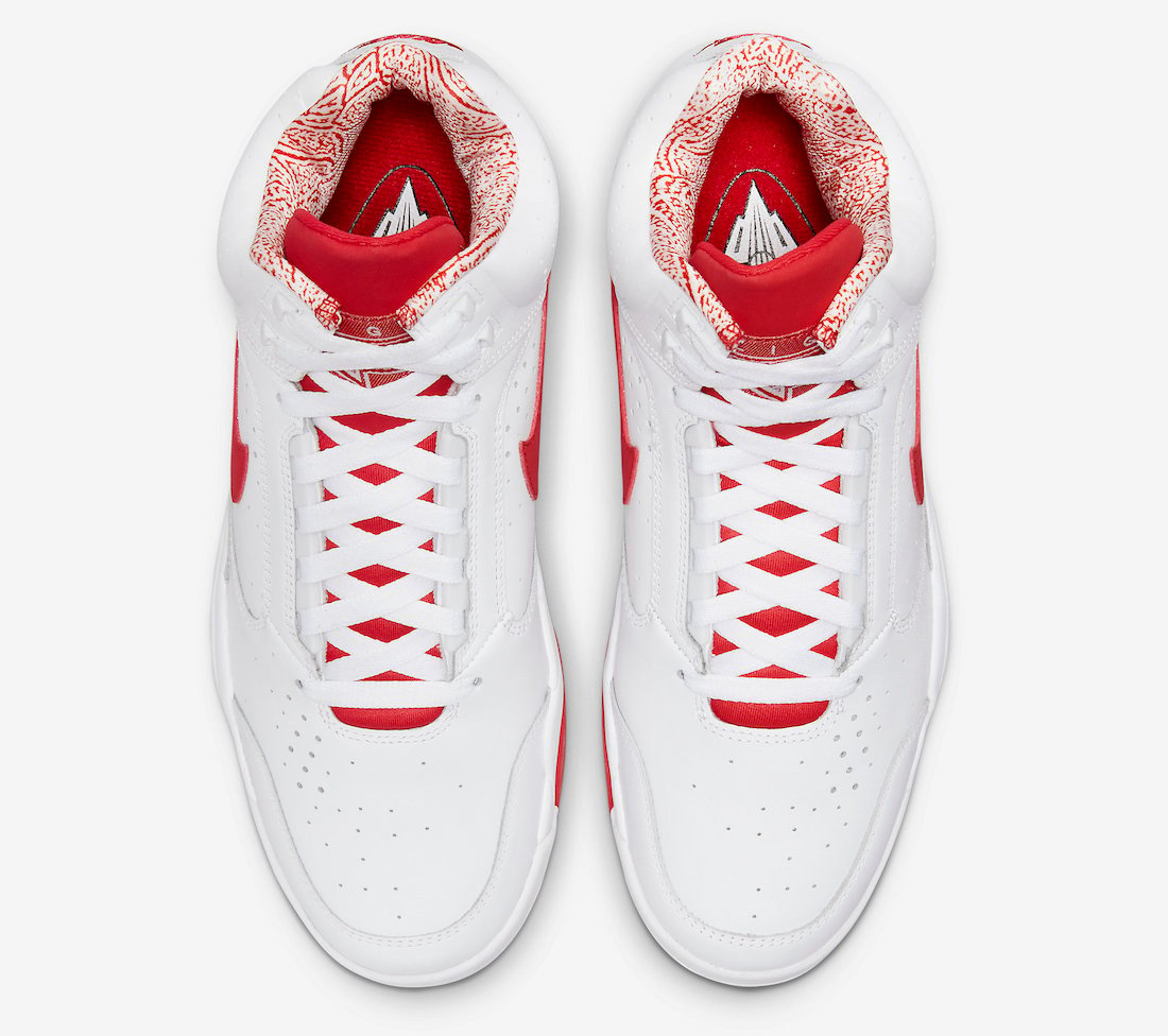 Nike Air Flight Lite Mid Scottie Pippen White University Red DJ2518-101 Release Date Info