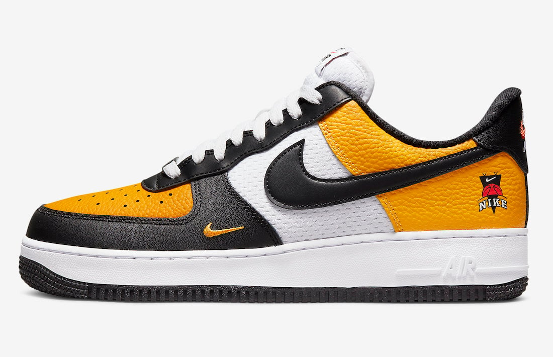 Nike Air Force 1 Black University Gold DQ7775-700 Release Date