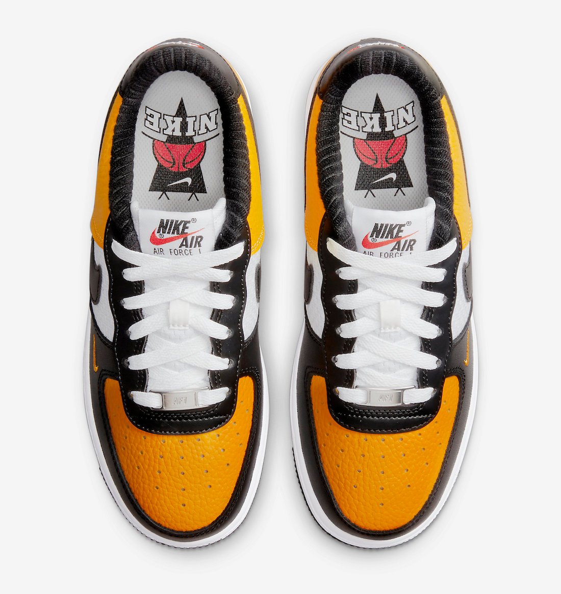 Nike Air Force 1 GS Gold Black White DQ7779-700 Release Date