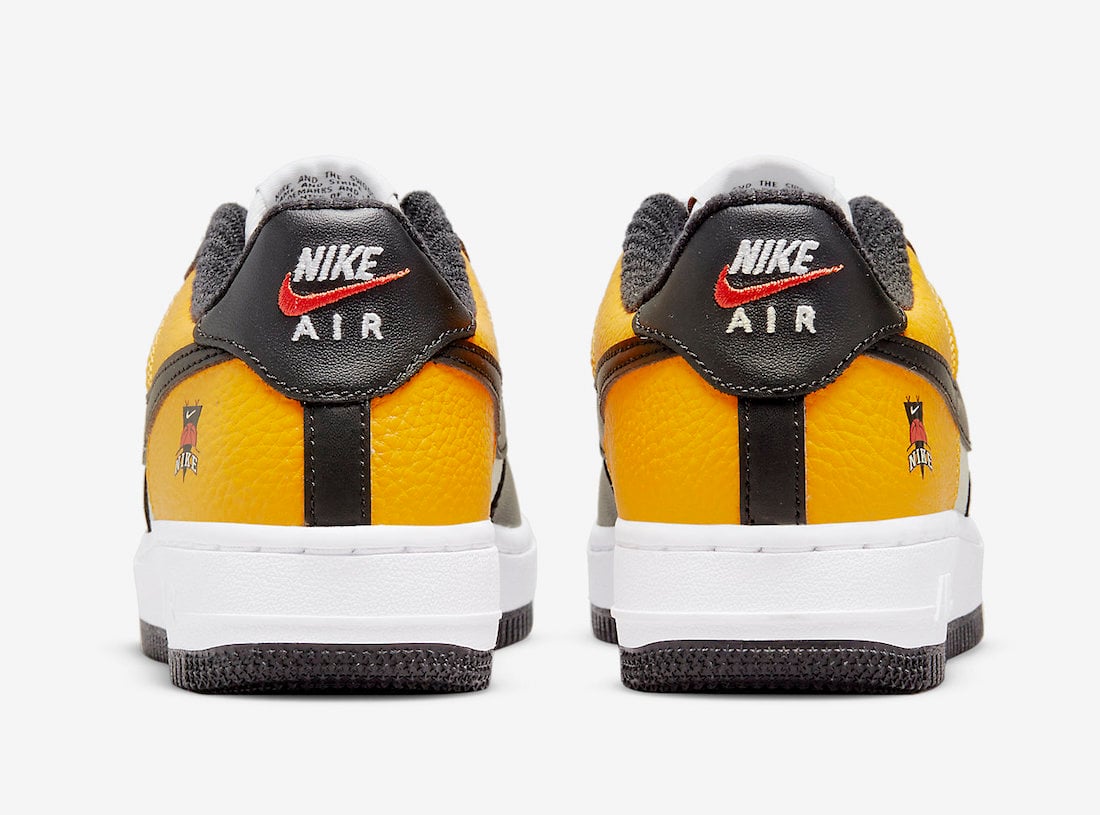 Nike Air Force 1 GS Gold Black White DQ7779-700 Release Date