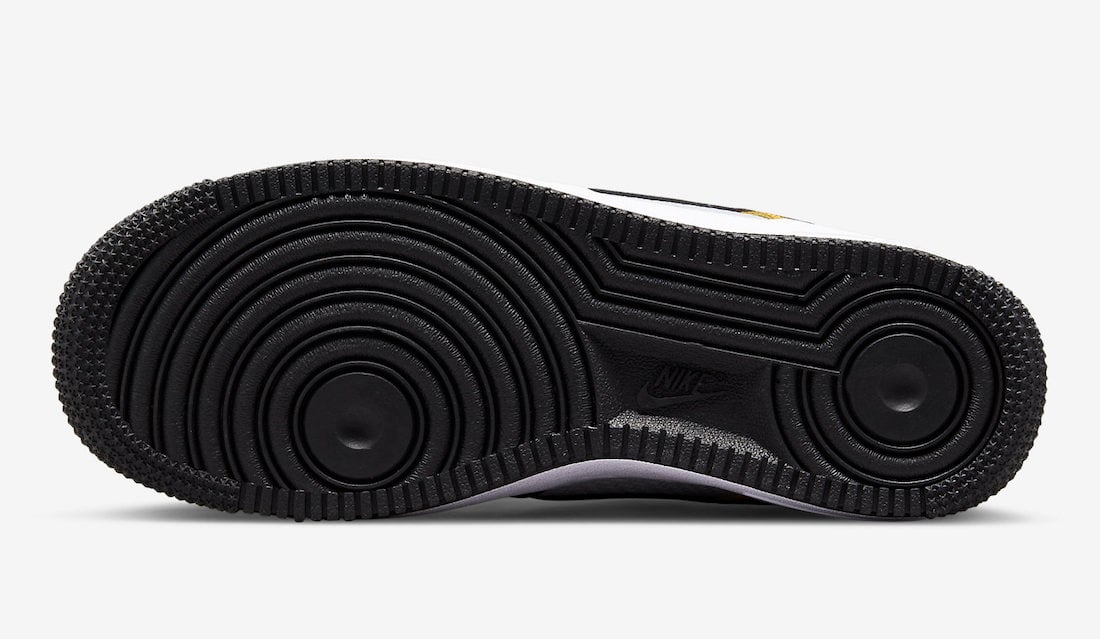 Nike Air Force 1 GS Gold Black White DQ7779-700 Release Date