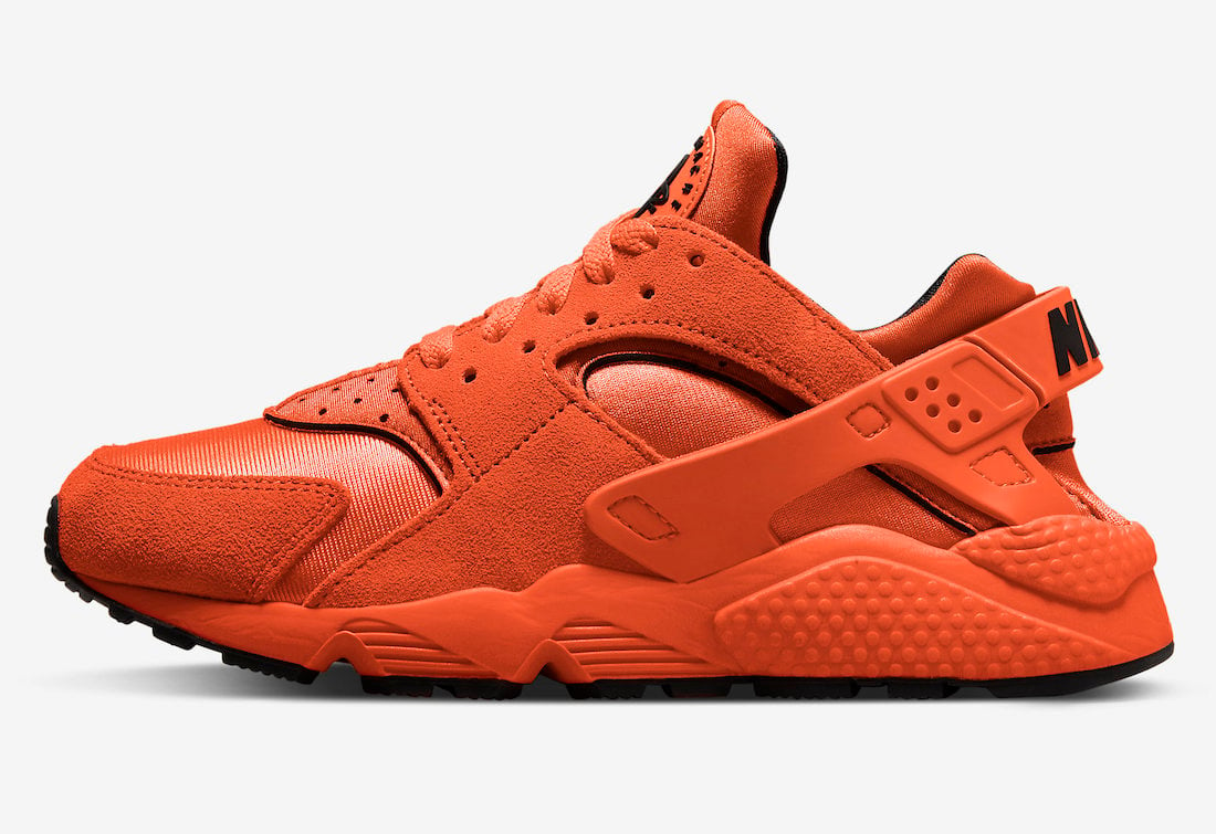 Nike Air Huarache Orange Black DQ8589-800 Release Date Info