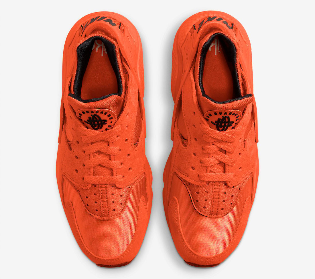 Nike Air Huarache Orange Black DQ8589-800 Release Date Info