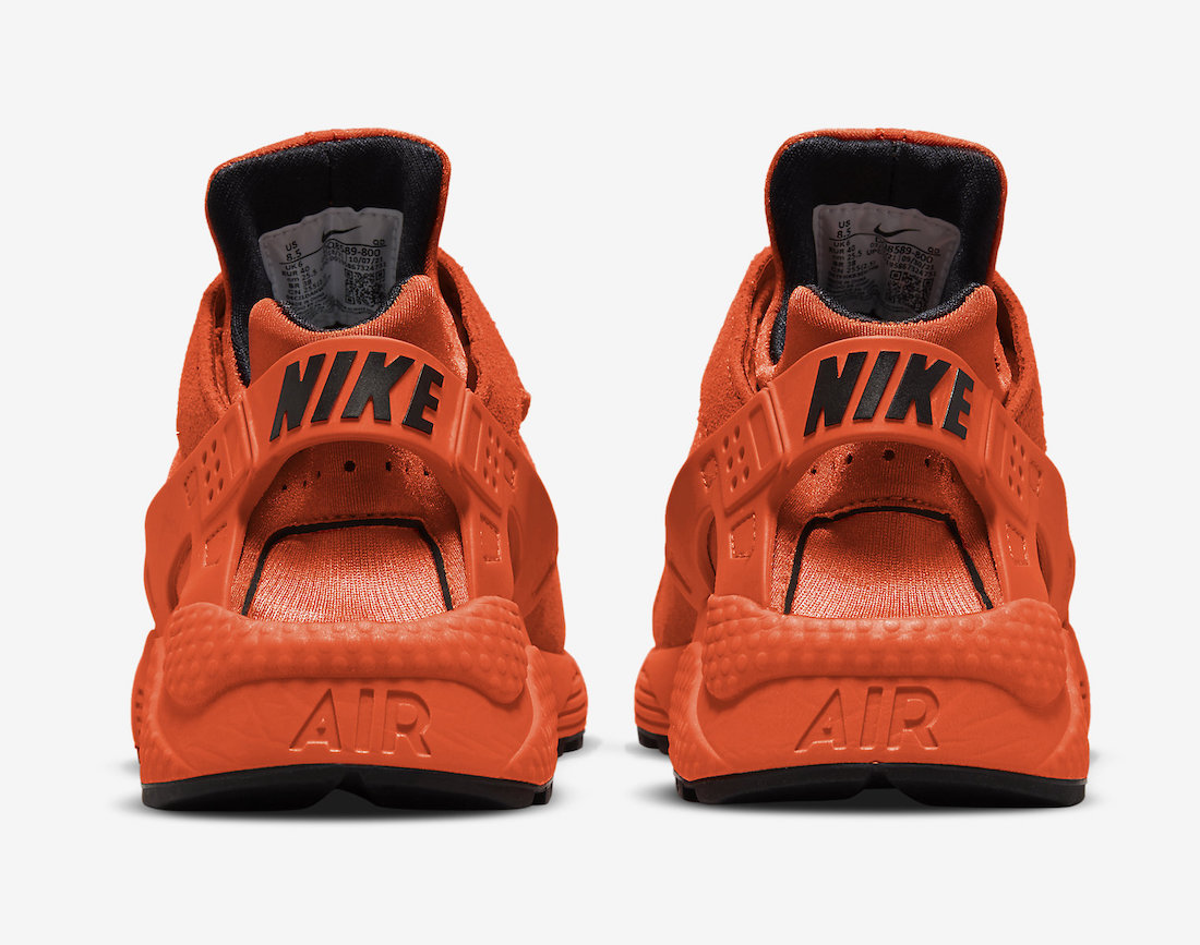 Nike Air Huarache Orange Black DQ8589-800 Release Date Info