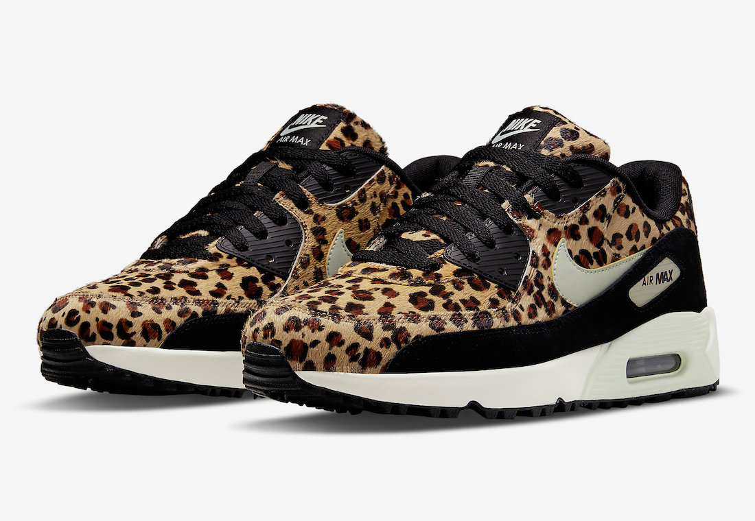 This Nike Air Max 90 Golf Features Leopard Print