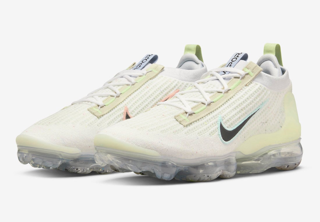 Nike Air VaporMax 2021 Mismatched Swooshes DQ7633-100 Release Date Info