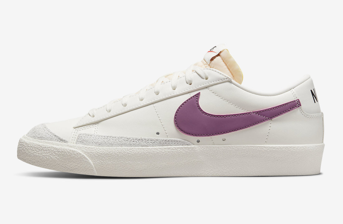 Nike Blazer Low White Yellow Purple DA6364-106 Release Date Info