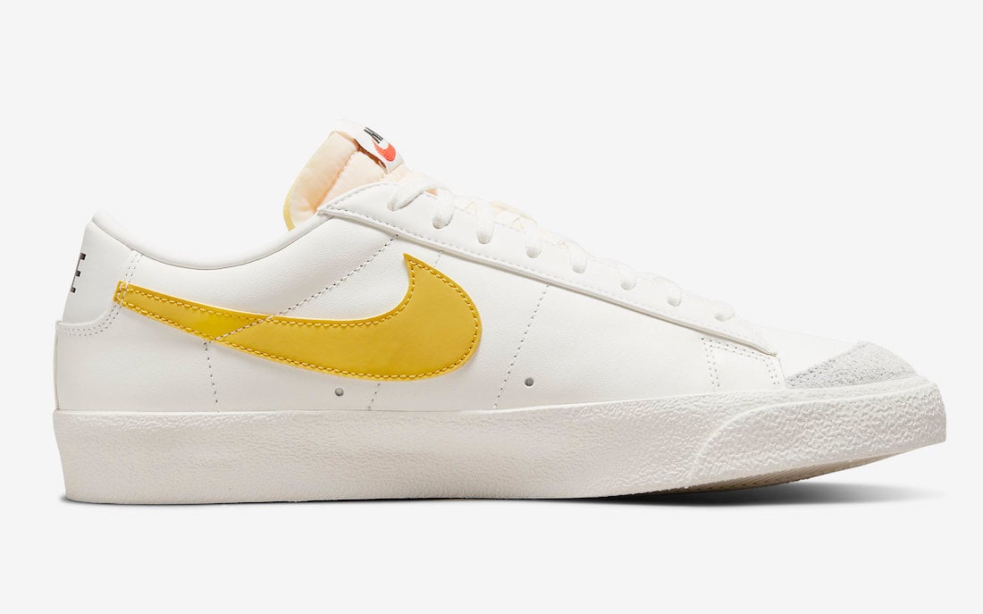 Nike Blazer Low White Yellow Purple DA6364-106 Release Date Info