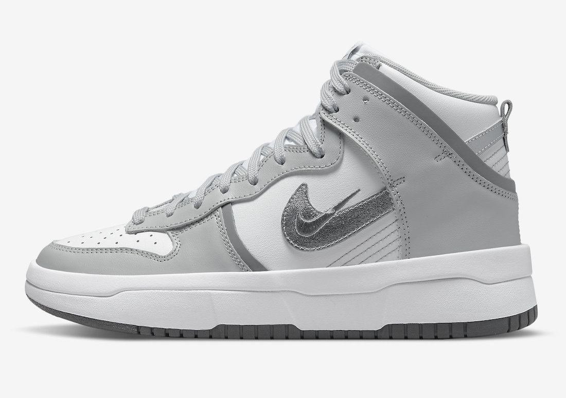 Nike Dunk High Up Grey White DH3718-106 Release Date Info