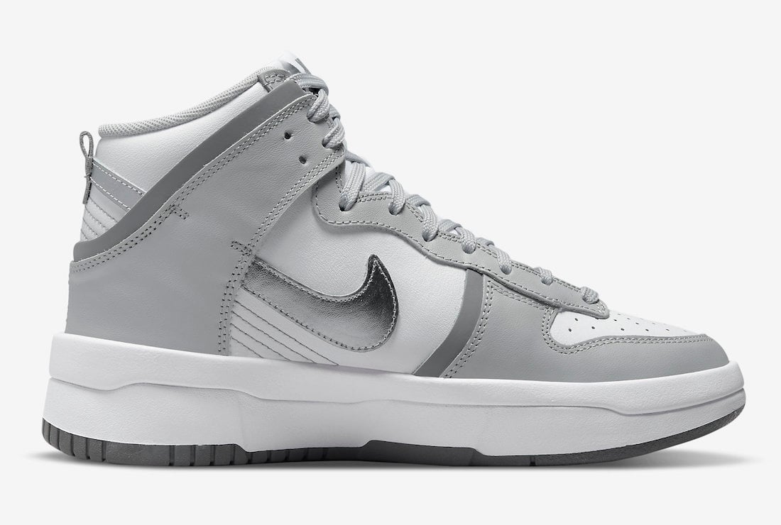 Nike Dunk High Up Grey White DH3718-106 Release Date Info