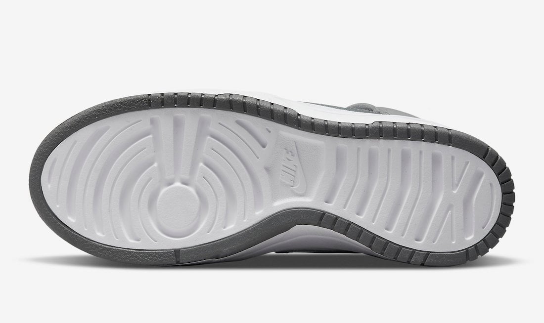 Nike Dunk High Up Grey White DH3718-106 Release Date Info