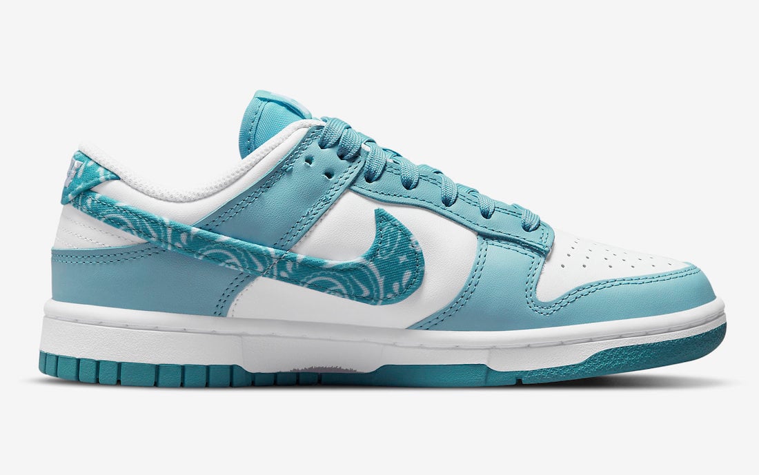 Nike Dunk Low Blue Paisley DH4401-101 Release Info Price