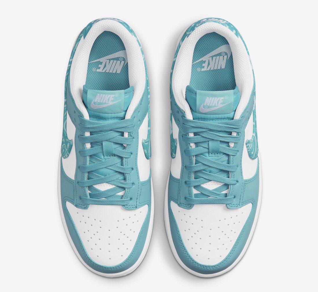 Nike Dunk Low Blue Paisley DH4401-101 Release Info Price