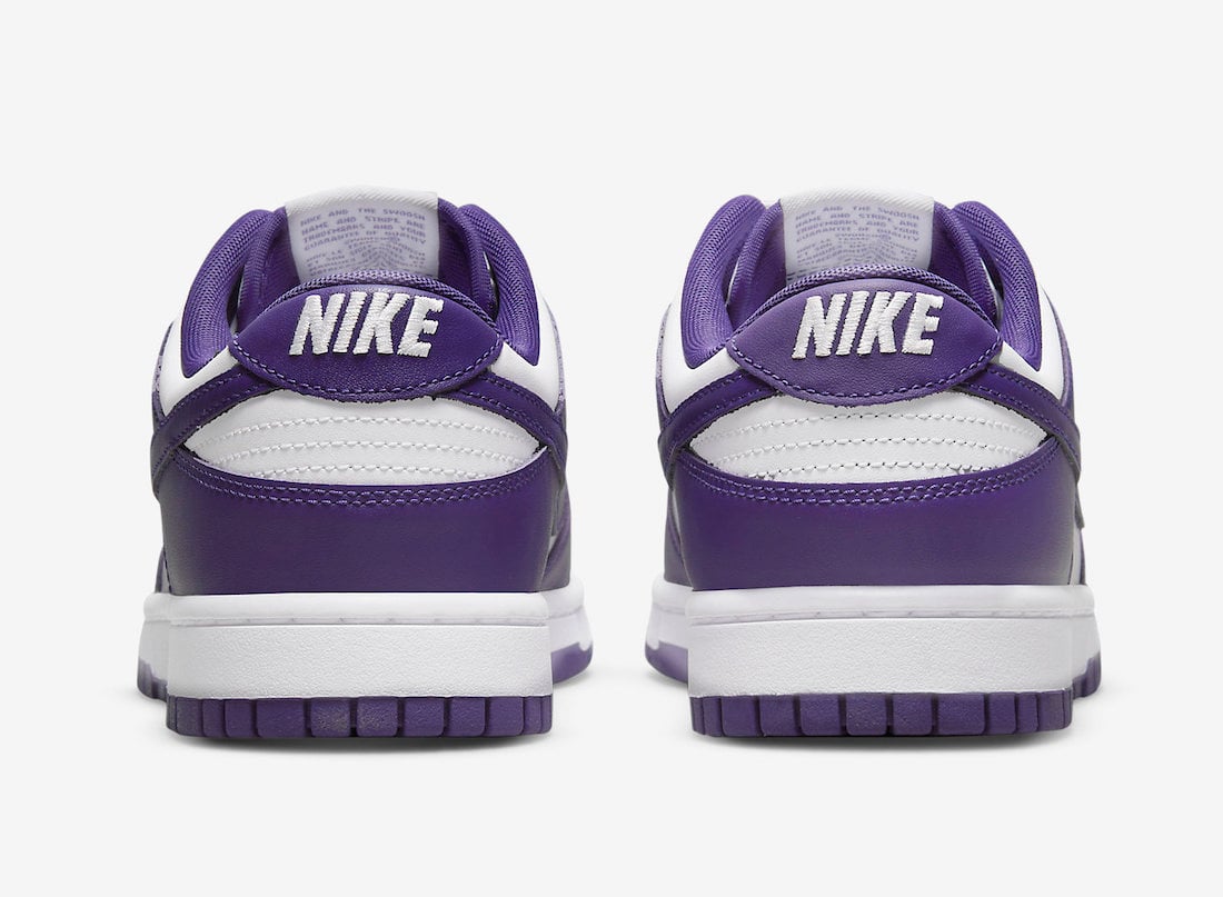 Nike Dunk Low Court Purple DD1391-104 Release Info Price