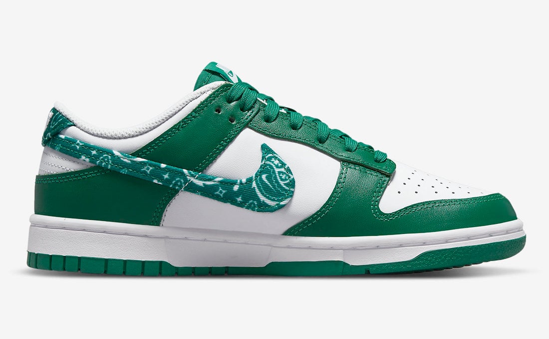 Nike Dunk Low Green Paisley DH4401-102 Release Date