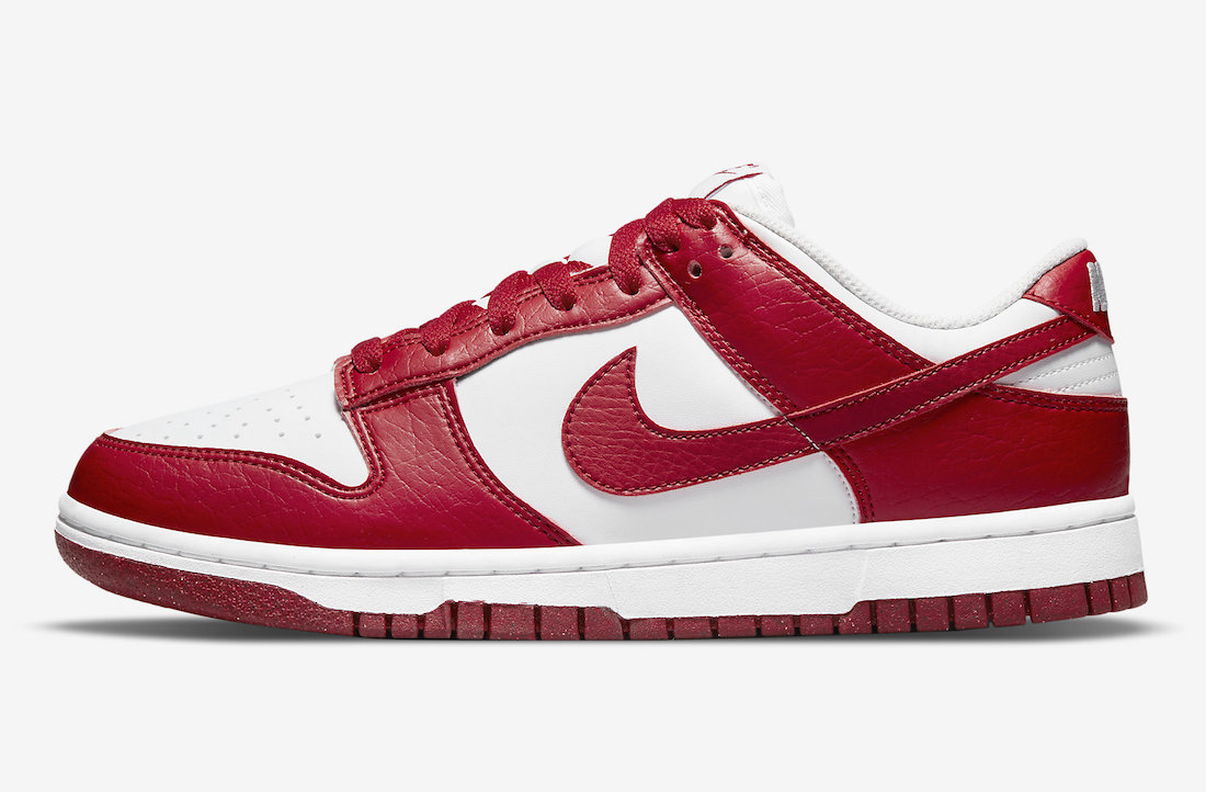 Nike Dunk Low Next Nature University Red White DN1431-101 Release Date Info