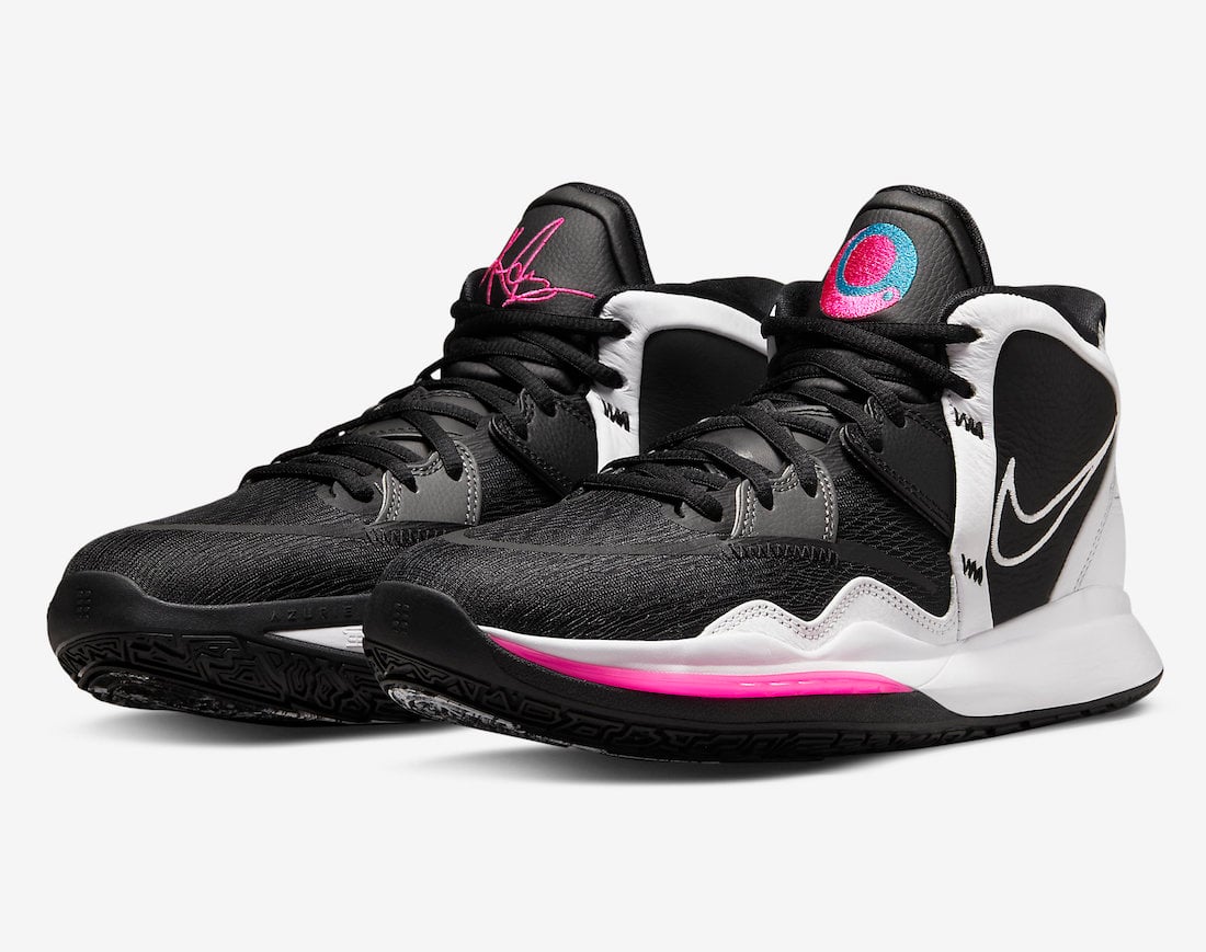 Nike Kyrie 8 Black White Pink Blue DC9134-003 Release Date Info