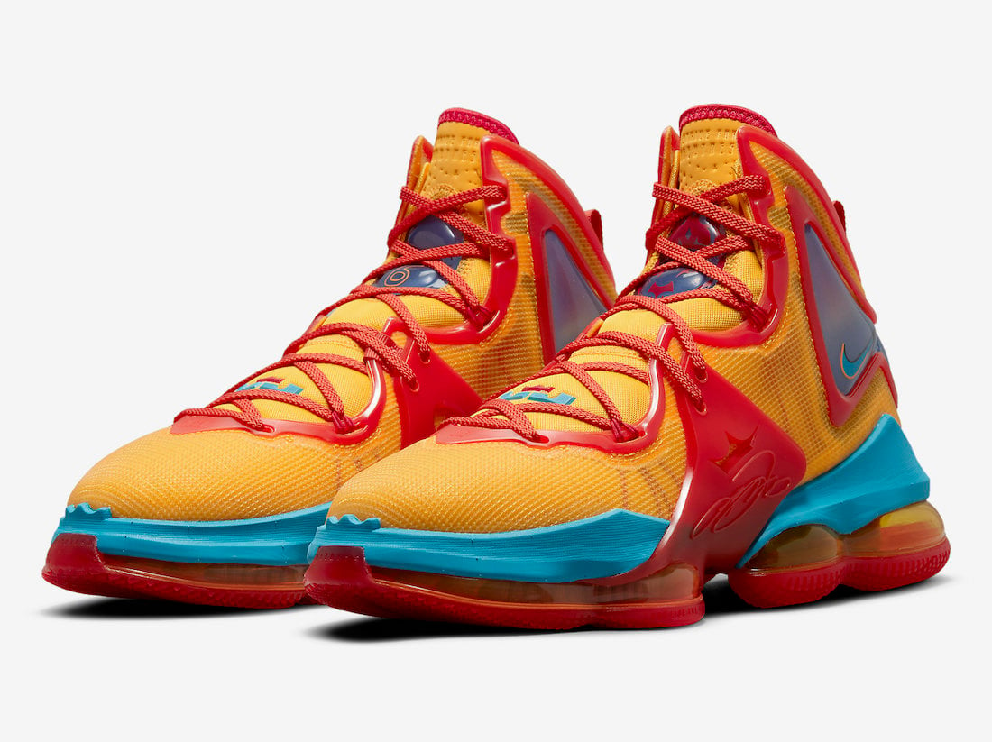 Nike LeBron 19 Uniform Hook DC9338-800 Release Date Info