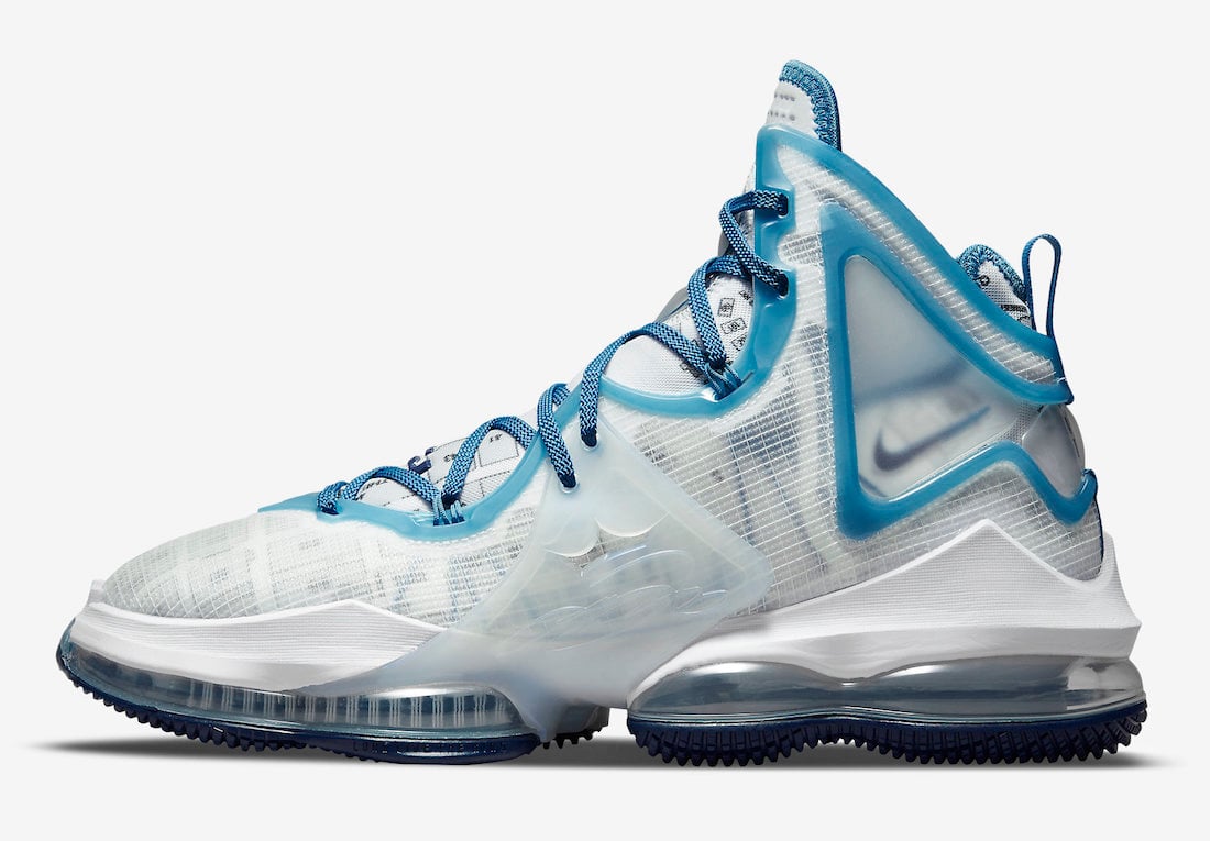 Nike LeBron 19 White Dutch Blue DC9338-100 Release Date Info