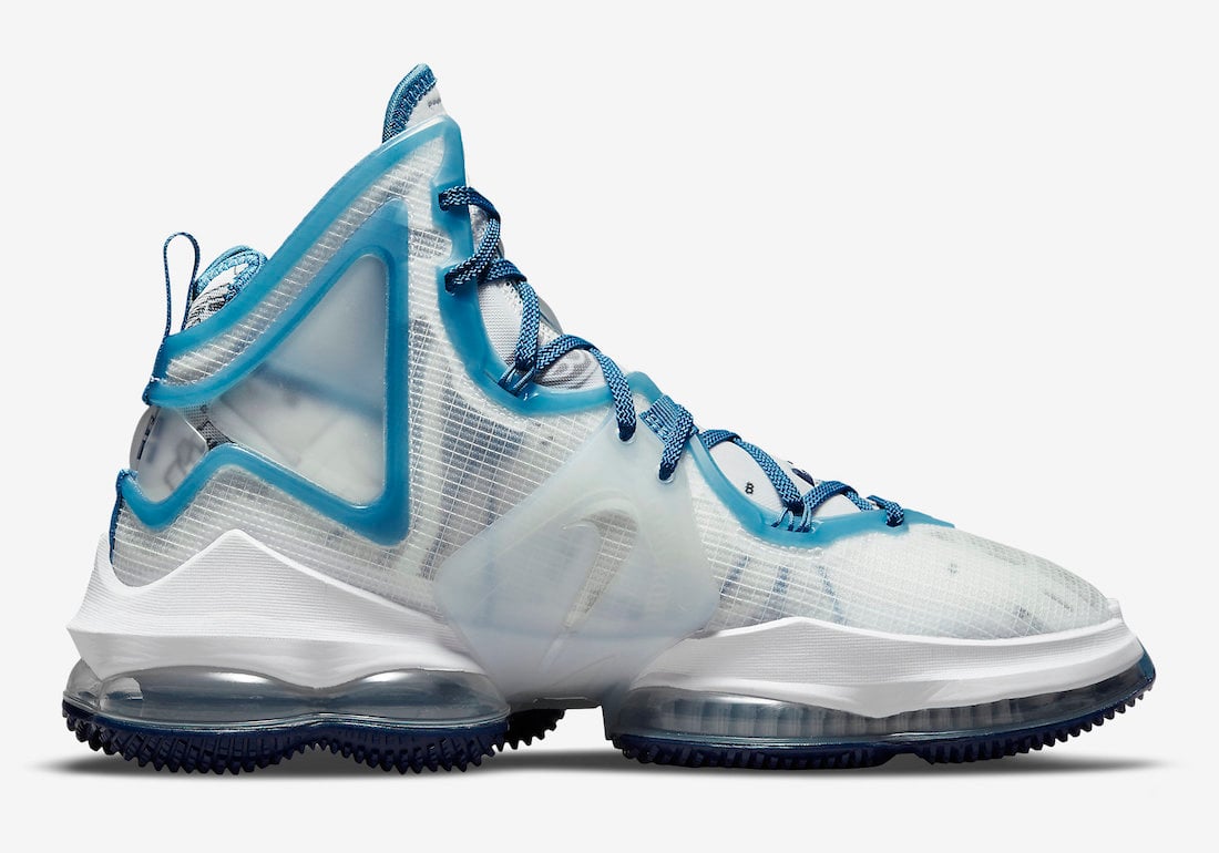 Nike LeBron 19 White Dutch Blue DC9338-100 Release Date Info