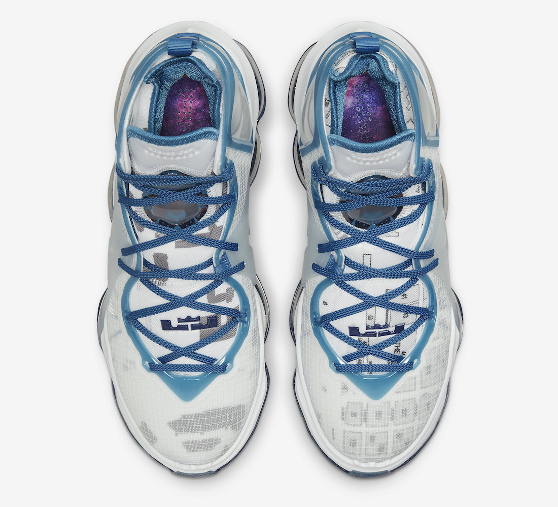 Nike LeBron 19 White Dutch Blue DC9338-100 Release Date Info