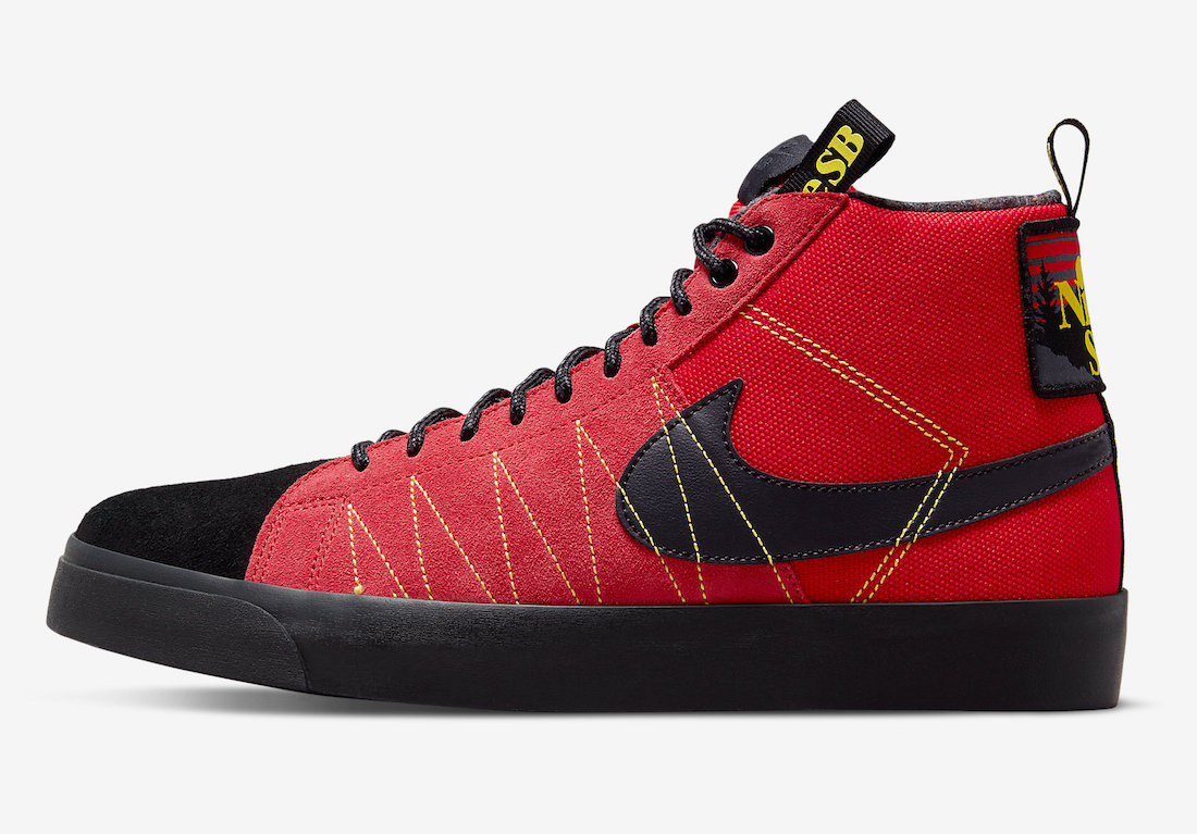 Nike SB Blazer Mid Acclimate Pack Red DC8903-601 Release Date Info