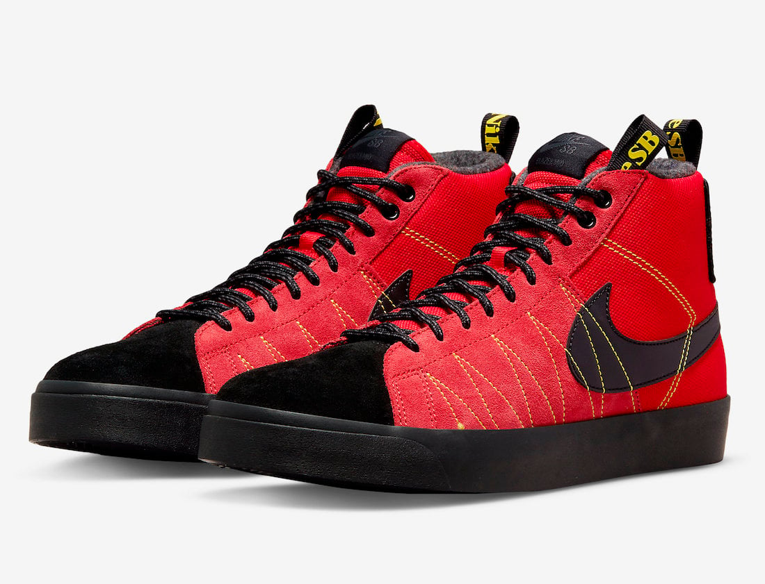 Nike SB Blazer Mid Acclimate Pack Red DC8903-601 Release Date Info