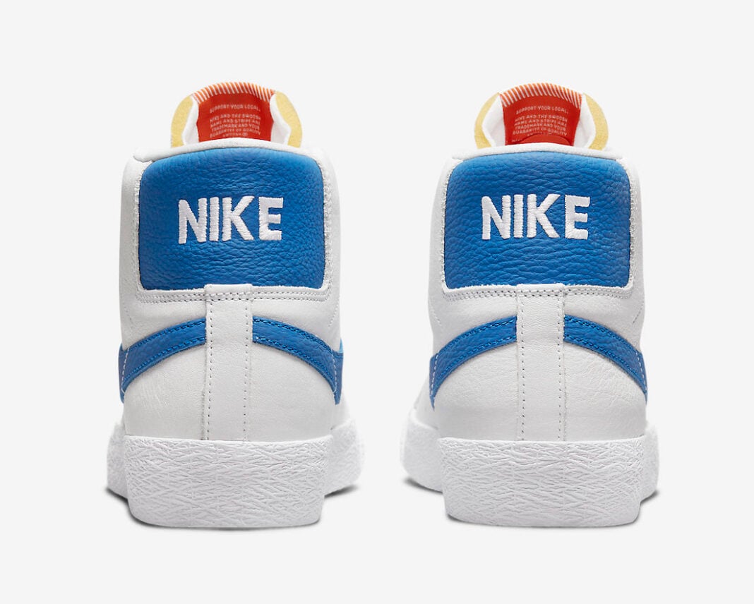 Nike SB Blazer Mid ISO White Blue DH6970-100 Release Date Info ...