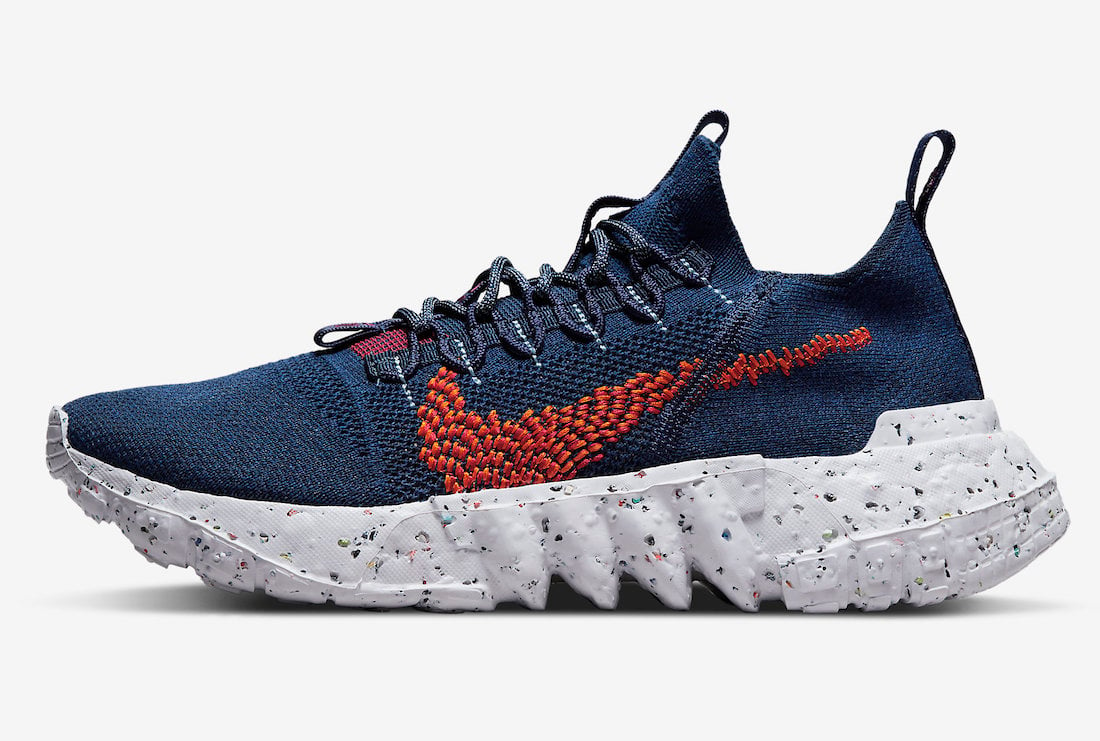 Nike Space Hippie 01 Navy Orange DN0010-400 Release Date Info