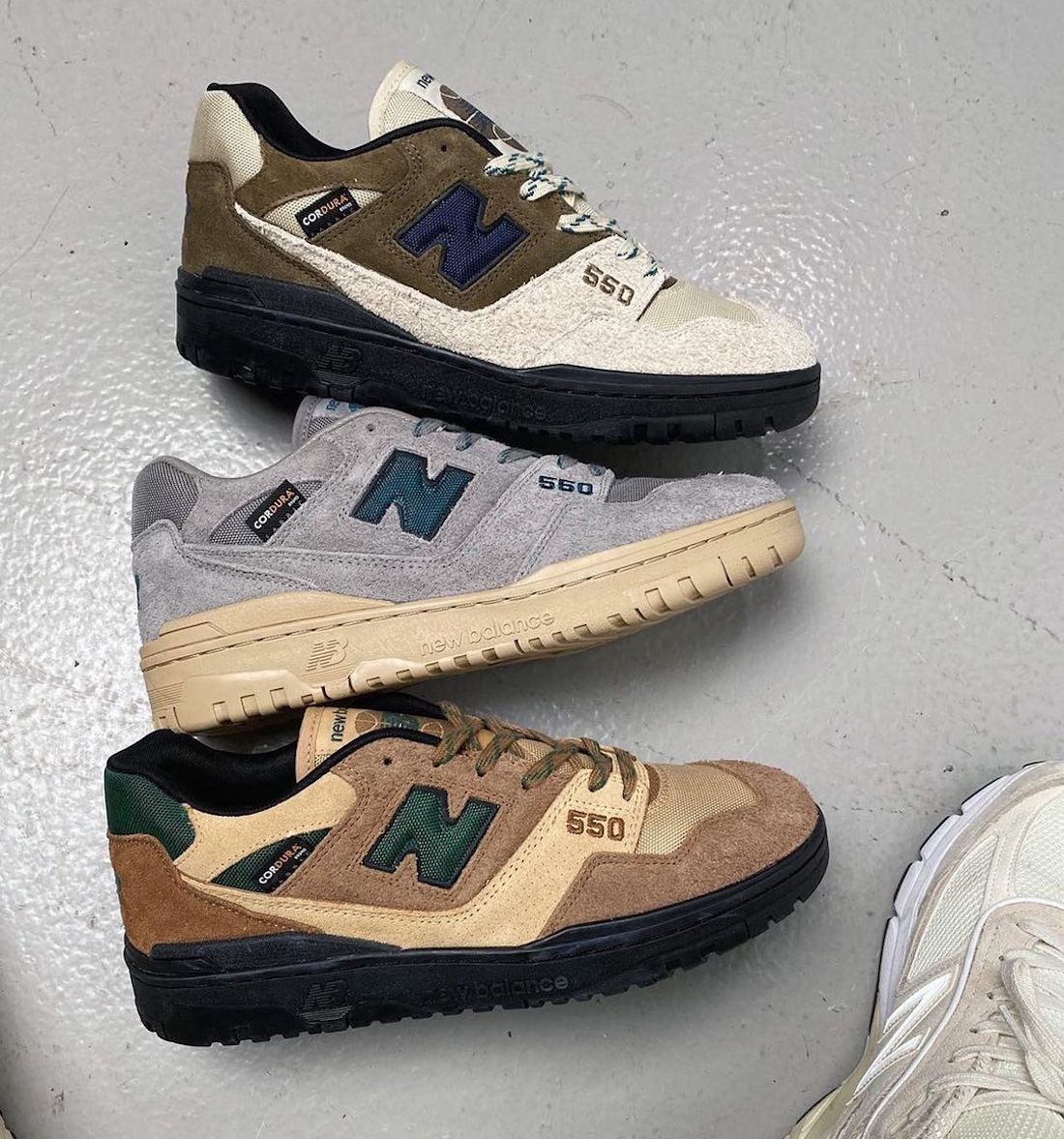 Size? New Balance 550 Cordura Pack Release Date Info