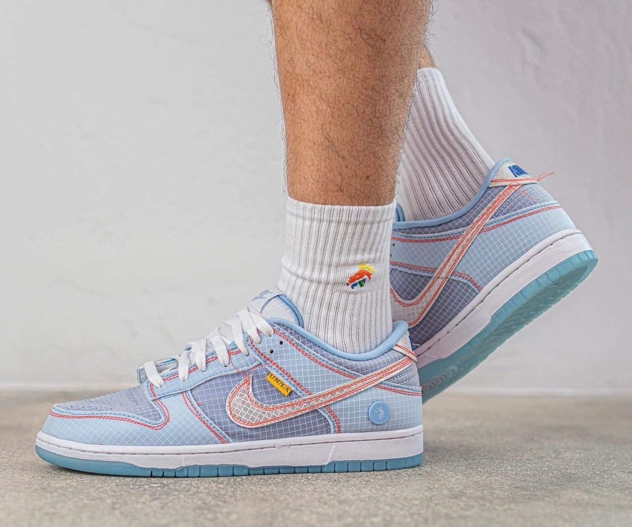 Union Nike Dunk Low Blue DJ9649-400 On-Feet