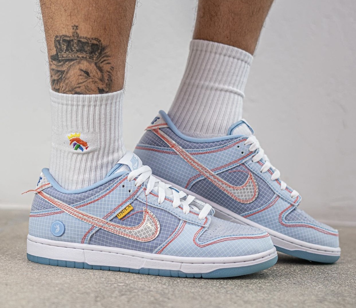 Union Nike Dunk Low Blue DJ9649-400 On-Feet