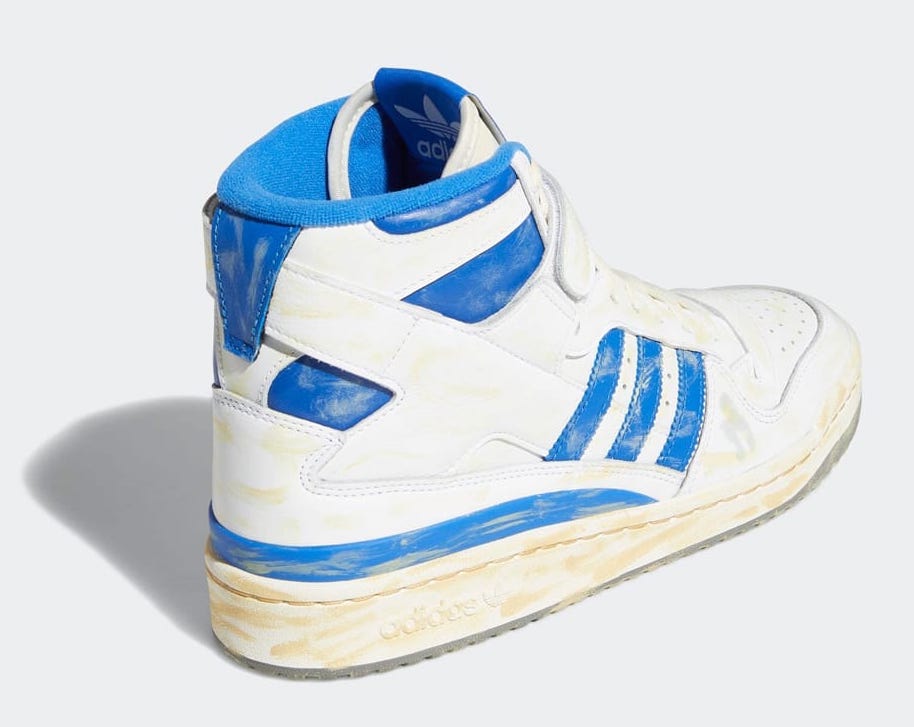 adidas Forum 84 High Worn Blue White GZ6467 Release Date Info