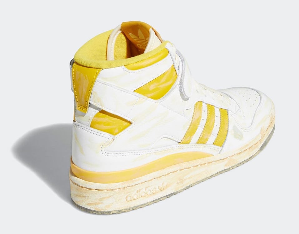 adidas Forum 84 High Worn White Yellow GZ6468 Release Date Info