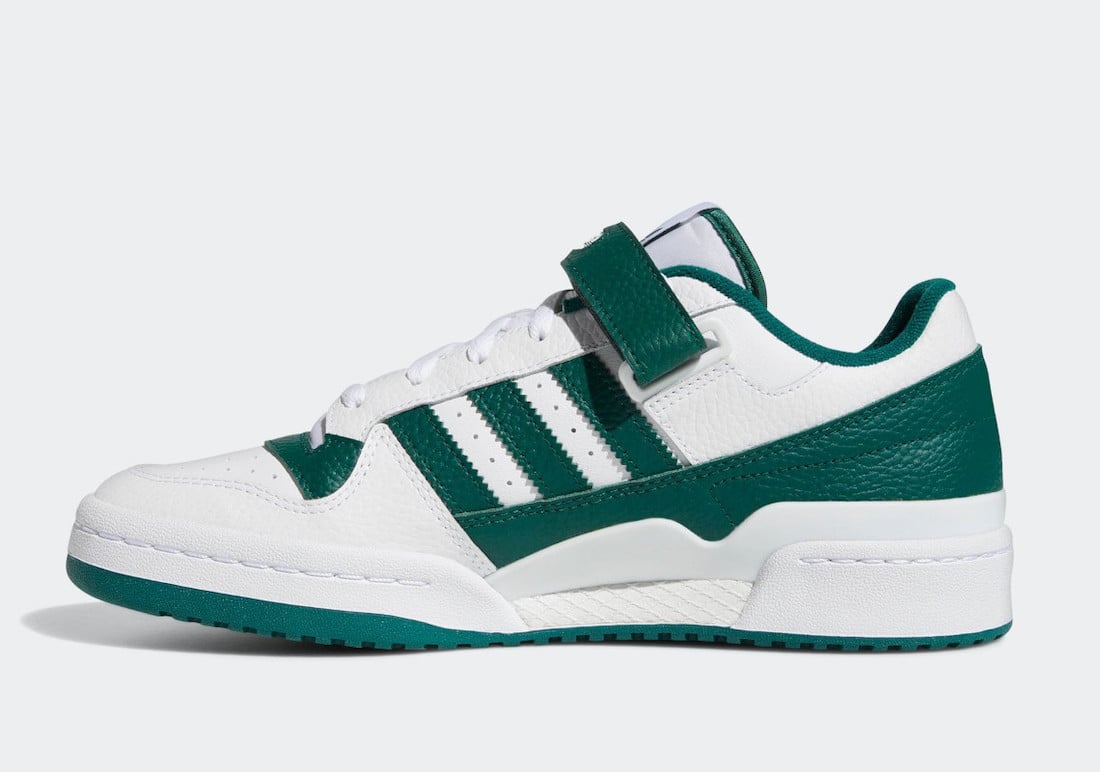 adidas Forum Low Cloud White Collegiate Green GY5835 Release Date Info