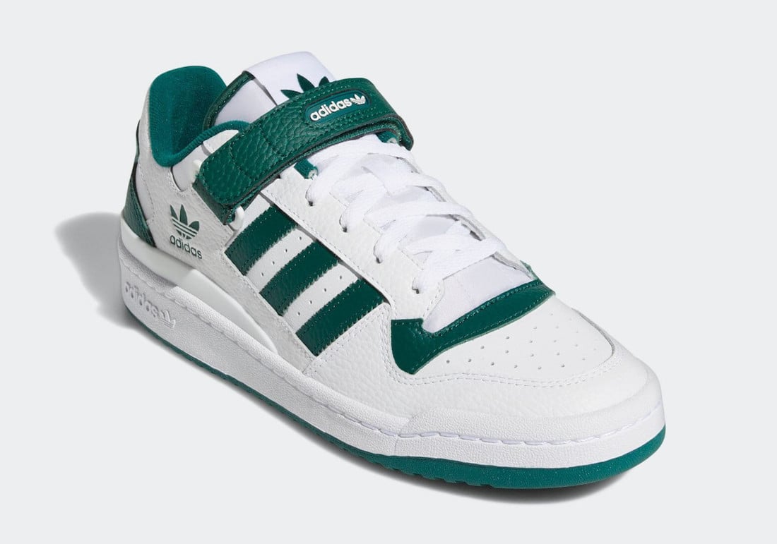 adidas Forum Low Cloud White Collegiate Green GY5835 Release Date Info