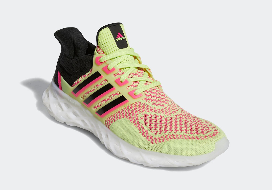 adidas Ultra Boost DNA Web Neon Pink Black GY8093 Release Date Info