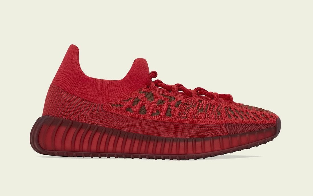 adidas Yeezy Boost 350 V2 CMPCT ’Slate Red’ Official Images