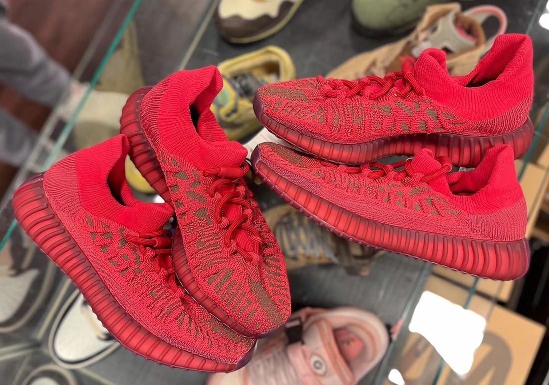 adidas Yeezy Boost 350 V2 CMPCT Slate Red GW6945 Release Info Price