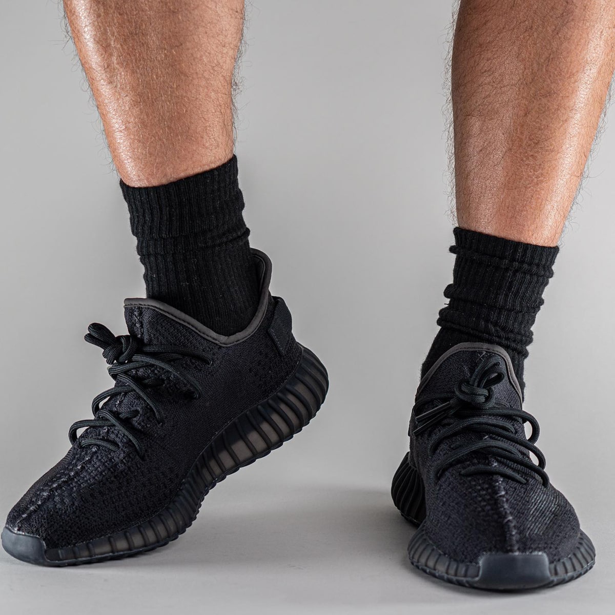 adidas Yeezy Boost 350 V2 Onyx HQ4540 On-Feet