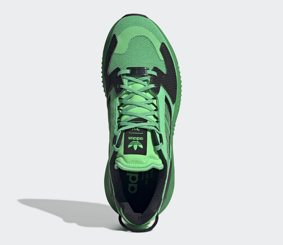 adidas ZX 5K Boost Screaming Green GV7699 Release Date Info