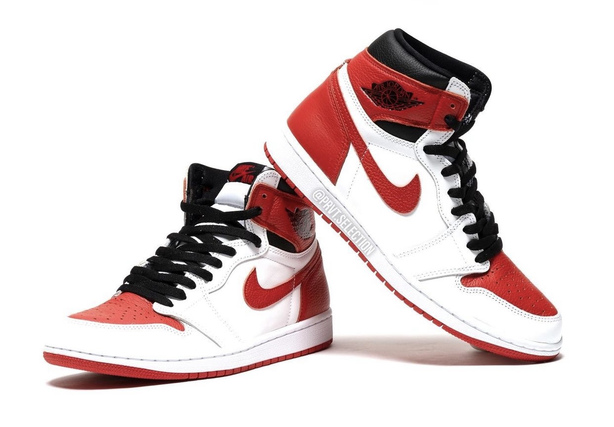 Air Jordan 1 Heritage White Red 555088-161 Release Date