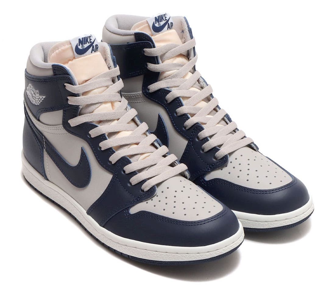 Air Jordan 1 High 85 Georgetown College Navy BQ4422-400 Release Date