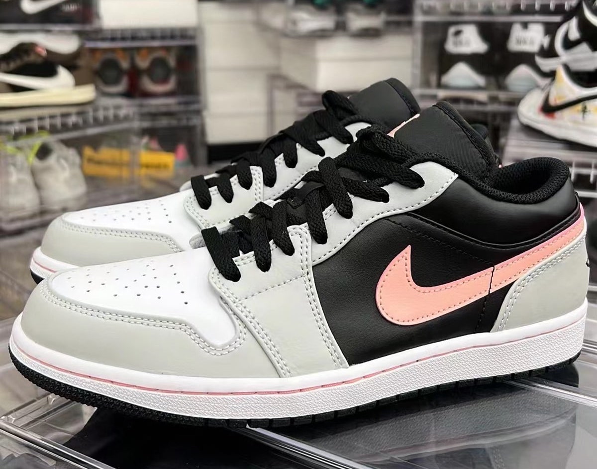 Air Jordan 1 Low Black Grey Pink 553558-062 Release Date Info