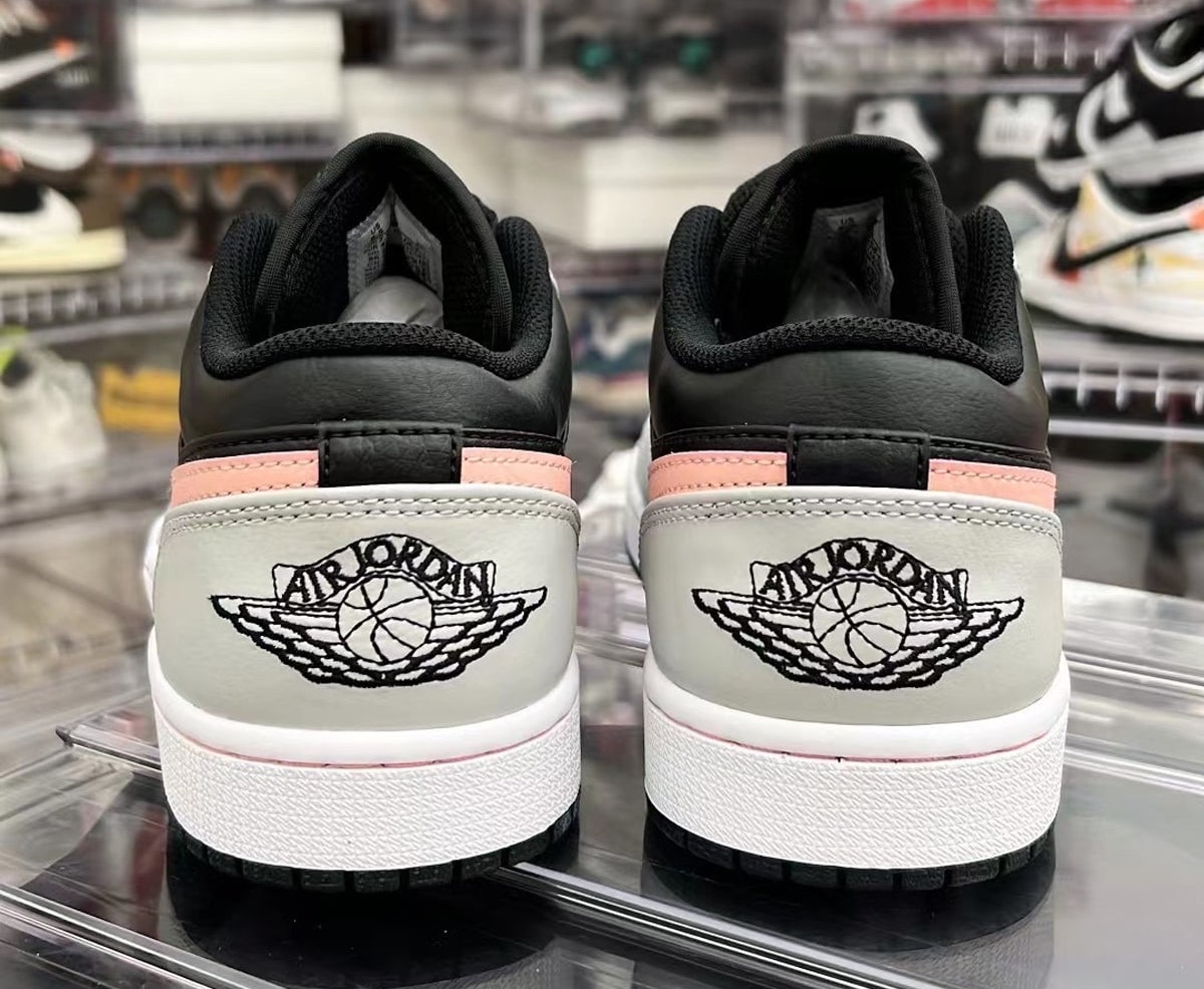 Air Jordan 1 Low Black Grey Pink 553558-062 Release Date Info